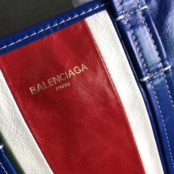 BALENCIAG巴黎世家 BALENCIAGA Bazar Shopper手袋22cm 條紋手提袋  BL1488